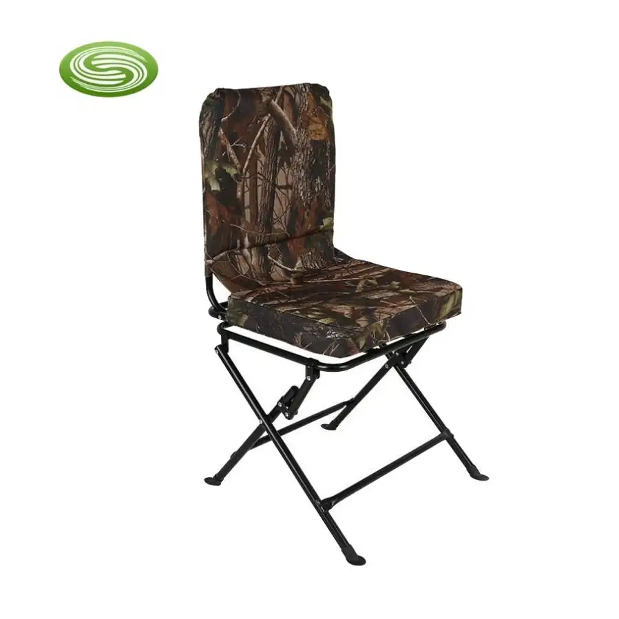 Folding Hunting Chair Rotatable seat Fishing Chair