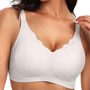 <span class=keywords><strong>Sujetador</strong></span> de gelatina suave Sexy americano europeo para <span class=keywords><strong>Amazon</strong></span>, copa de ropa interior sin alambre transfronteriza, sin anillo de acero, sin marca para cofres pequeños y grandes - Product Image 4