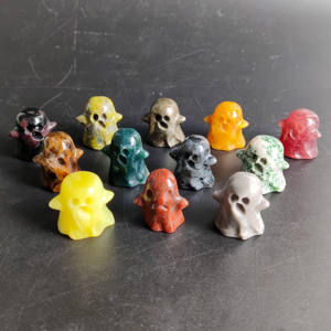 Recién llegado hecho a mano mezclado varios cristales granate <span class=keywords><strong>fantasma</strong></span> tallado para colección - Product Image 3