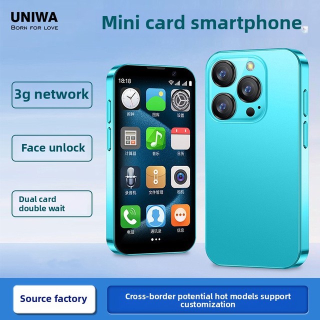 Factory Price XS16 Pro Dual Sim Android 10 HD Smart Mobile Phone Mini Cellphone with Google 3G