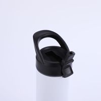Botella Térmica de Acero Inoxidable de Doble Pared y 20 oz con Aislamiento al Vacío y Pajita para Sublimación e Impresión Personalizada