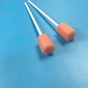 مسحة فموية طويلة شفط 16 ، قطعة إسفنجية على شكل مكعب ، إسفنجية للعناية بالمريض - Product Image 2