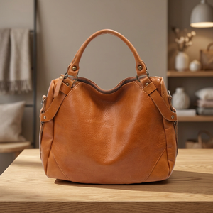 Hand Carving Designer Genuine Leather Zipper Clutch Large Capacity Waterproof Customizable Lightweight Durable 3L+ Handbag - Product Image 3