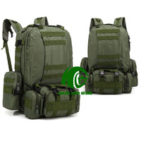 Sac à dos tactique Kango de haute qualité, sac à outils robuste pour la randonnée, sac à dos imperméable camouflage 45L