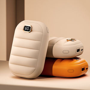 Banque d'alimentation rechargeable d'usine, mini <span class=keywords><strong>chauffe</strong></span>-mains, <span class=keywords><strong>meilleur</strong></span> chargeur portable USB 2 en 1, <span class=keywords><strong>chauffe</strong></span>-mains avec affichage numérique - Product Image 4