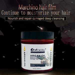 MOKERU-<span class=keywords><strong>mascarilla</strong></span> <span class=keywords><strong>hidratante</strong></span> <span class=keywords><strong>para</strong></span> <span class=keywords><strong>el</strong></span> cabello, 500ml, aceite de argán natural puro, colágeno, <span class=keywords><strong>Mascarilla</strong></span> Reparadora de queratina - Product Image 5