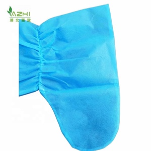 Penutup sepatu bot panjang sekali pakai, pelindung bot anti debu 50*40CM biru PP 35G dengan elastis - Product Image 6
