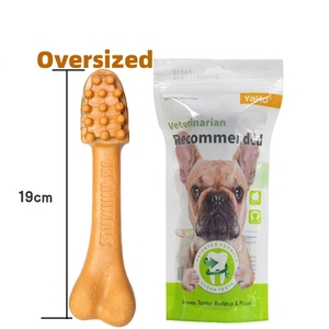 Fabrication en gros en forme d'os surdimensionné en forme de brosse à dents dents à mâcher pour animaux de compagnie nettoyage collations pour grand chien - Product Image 2
