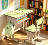 Bureaux et chaises d'écolier en métal, fournisseur et fabricant de tables et de mobilier scolaire