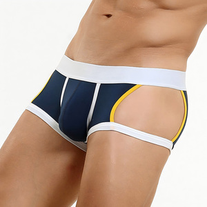 Người Đàn Ông Của Sexy Mid-Rise Halterback Căng Boxers Chất Lượng Cotton Thoáng Khí Đồ Lót Quần Short Tóm Tắt Hot Và Thoải Mái - Product Image 5