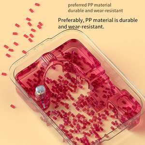 Gabbia di Lusso per Criceti in Plastica Oversize con Design Completamente Trasparente, Ruota per Esercizio e Ampio Spazio per Animali Domestici - Product Image 3