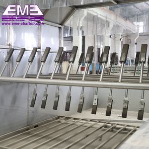 मोटर और पंप स्टेनलेस स्टील के साथ हलाल भेड़ और बकरी का वध लाइन के लिए उच्च दक्षता डी-हैरिंग उपकरण - Product Image 5