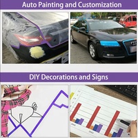 Ruban de masquage en papier crépon haute température de qualité automobile 3M 501+ pour la peinture, la cuisson et la peinture industrielle par pulvérisation, authentique 3M