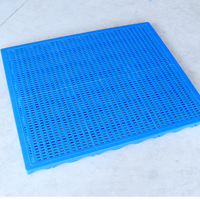 Palette en plastique HDPE empilable, feuille de sol, 1000x600x50mm
