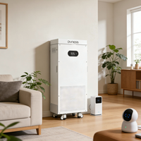 Bloc d'alimentation Dyness SC avec une batterie de 16,076 kWh. La capacité de la batterie au lithium est de 15,272 kWh. Livré avec des roues de voiture.