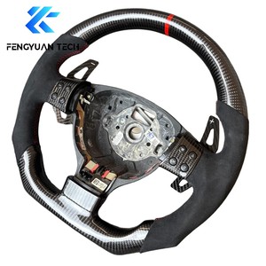 Volante in Fibra di Carbonio Forgiato Personalizzato per Volkswagen CC MAGOTAN VW <span class=keywords><strong>Polo</strong></span> Tiguan Passat <span class=keywords><strong>Golf</strong></span> <span class=keywords><strong>5</strong></span> <span class=keywords><strong>Golf</strong></span> <span class=keywords><strong>5</strong></span> R MK6 MK5 GTl - Product Image 3