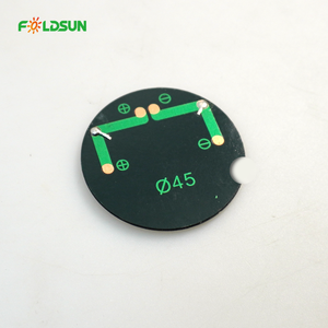 Monokristallijne PERC zonnecellen op maat gemaakte ronde diameter 45mm/68mm/99mm epoxyhars druppels 23% efficiëntie zonne-minipaneel - Product Image 3