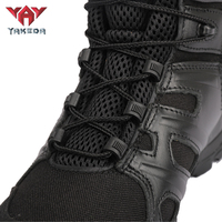 YAKEDA Respirant Askeri Bottes Durable Hommes En Cuir Chaussures De Chasse Escalade Rafale Étanche Randonnée Tactique Bottes Formation Botas