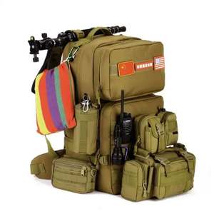 Mochila Táctica Impermeable Personalizada al por Mayor, Mochila Grande de 55L para Exteriores, Resistente al Agua - Product Image 1