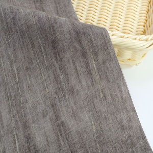 Tissu de rayonne de <span class=keywords><strong>lin</strong></span> crêpe naturel personnalisé 3310 #235g <span class=keywords><strong>lin</strong></span> <span class=keywords><strong>Viscose</strong></span> tissé pour robes d'automne hiver 30% <span class=keywords><strong>lin</strong></span> 70% rayonne - Product Image 2