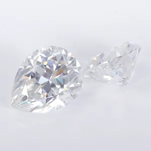 2020 new arrivals Cutting technology updated no bow tie loose pear moissanite stones wholesale from Provence