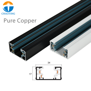 Nuevo Diseño de Lámpara de Riel Montada en Superficie, 1 Metro para Perfil de Luz Monopunto, Adaptador de 2 Cables para Riel de Luz - Product Image 3