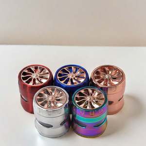 CANNA CNZG0009 Broyeur à herbes en alliage de zinc de luxe, 2,5 pouces, 4 couches, carré, design moderne, fonctionnement manuel pour le tabac à fumer - Product Image 3