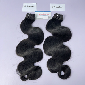 Extensiones de Cabello Humano 100% de Alta Calidad, Trama a Máquina, Doble Trama, Ondulado al Vapor, Cabello Virgen Vietnamita en Paquetes - Product Image 4