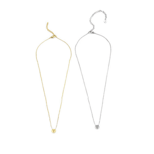 Collana in acciaio inossidabile con ciondolo a forma di lettera Y da 1 cm, per gioielli da donna alla moda - Product Image 1