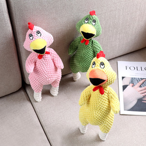Jouets à mâcher pour chien en peluche écologiques avec fonction sonore pour une utilisation en intérieur/extérieur - Style luxueux - Product Image 4
