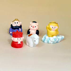 Mini Statue en Résine Version Q <span class=keywords><strong>de</strong></span> <span class=keywords><strong>Voyage</strong></span> en Terre des Ondes, Décoration <span class=keywords><strong>de</strong></span> Voiture et <span class=keywords><strong>de</strong></span> Bureau pour les Passionnés <span class=keywords><strong>de</strong></span> Mythe, Idéale pour les Adolescents - Product Image 3