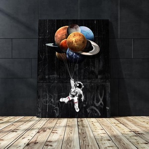 Áp Phích HD Wall Art Tóm Tắt Ngôi Sao Phi Hành Gia Trang Trí Nội Thất Trang Trí Tường Cổ Điển Vũ Trụ Và Hành Tinh Tranh Sơn Dầu Dán Tường - Product Image 5