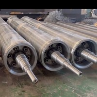 Nouveau Rouleau de guidage en acier inoxydable antirouille usiné avec précision pour équipement de traitement du film plastique de batterie avec garantie d'un an