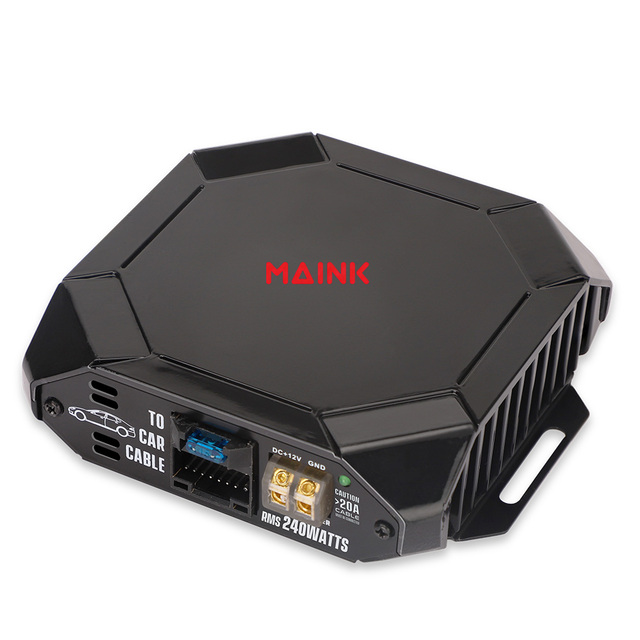 D Class Digital Car Amplifier Plug And Play 200W DSP Ultra Compact Size High Efficiency Low Distortion For Car Audio System