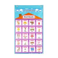 Artículos Populares: Material Didáctico de Inglés, Tarjetas de Gramática y Letras para Niños, Material de Tela