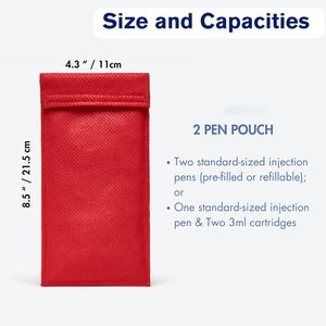 Wholesale New Arrival Reusable No Refrigerator Keep Cooling Long Lasting Diabetes Insulin Travel Pouch/Wallet Letter for - Product Image 3