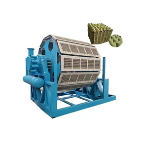 Small capacity rotary egg tray production equipment, egg tray machine, waste paper tray machine