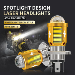 <span class=keywords><strong>H4</strong></span> <span class=keywords><strong>H6</strong></span> 오토바이 헤드라이트 하이 로우 빔 BA20D 4014 3570SMD 전구 Canbus 오류 자동 안개등 모토 오토바이 화이트 앰버 12V - Product Image 2