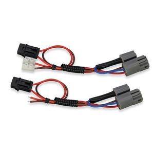 Rakitan kabel PVC tahan air IP67 awet, konektor 4-Pin 2 lubang untuk sistem pengisian listrik sepeda motor, karet terisolasi - Product Image 1