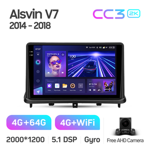 Reproductor de DVD para Auto <span class=keywords><strong>TEYES</strong></span> <span class=keywords><strong>CC3</strong></span> 2K 2000*1200P <span class=keywords><strong>Android</strong></span> de 9 Pulgadas y 10 Pulgadas para Changan Alsvin V7 2014-2018 - Product Image 3