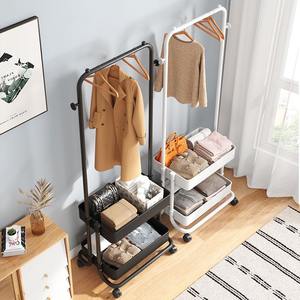 New Hot Selling Home Living Room Shoe <b>Rack</b> Double-Layer Design Clothing Storage <b>Rack</b> Bedroom Coat <b>Rack</b> - Product Image 3