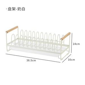 Dish Rack Kitchen Countertop Drain Rack With <b>Tray</b> Quick Dry Multi Purpose No Installation Required Rectangular - Product Image 5