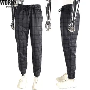 Spedizione gratuita pantaloni sportivi Chino pantaloni della tuta pantaloni plaid pantaloni pantaloni e pantaloni da uomo