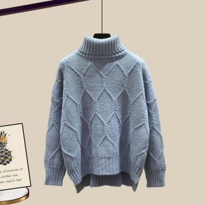 Nouvelle tenue tendance, <span class=keywords><strong>veste</strong></span> en jean épaisse en velours, avec jean slim, <span class=keywords><strong>pull</strong></span>, ensemble trois pièces pour femmes - Product Image 5