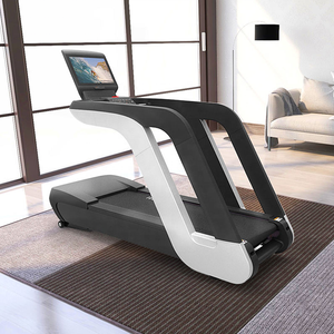 Tapis roulant électrique professionnel de luxe pour salle de sport avec écran tactile capacitif intelligent de 21,5 pouces, machine de course à vendre - Product Image 4