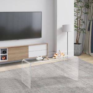 <span class=keywords><strong>Table</strong></span> <span class=keywords><strong>basse</strong></span> <span class=keywords><strong>en</strong></span> acrylique, <span class=keywords><strong>table</strong></span> <span class=keywords><strong>basse</strong></span> transparente <span class=keywords><strong>en</strong></span> Lucite à assembler pour <span class=keywords><strong>salon</strong></span>, <span class=keywords><strong>table</strong></span> centrale rectangulaire <span class=keywords><strong>en</strong></span> <span class=keywords><strong>plexiglas</strong></span> effet cascade - Product Image 1