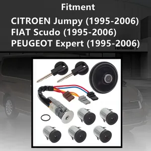 <span class=keywords><strong>Serrure</strong></span> de porte de voiture et interrupteur de contact pour Citroën Jumpy <span class=keywords><strong>Peugeot</strong></span> <span class=keywords><strong>Expert</strong></span> Fiat Scudo 1995-2006 4162F4 4162L9 4162S1 4162C9 - Product Image 3