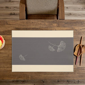 Classic Jacquard Rectangular Eco-Friendly PVC Faux Leather Table Mat for Weddings or Home Use Wholesale Pads & Pads - Product Image 1