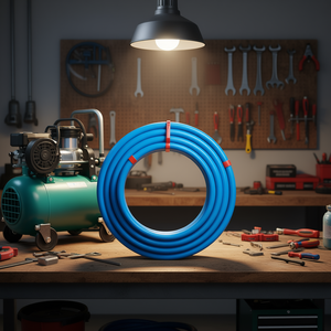 Kit de Línea para Compresor de Aire Azul de 100 Pies, Sistema de Tuberías de Aluminio HDPE de 3/4 Pulgadas, Modelo D0100X3IFL2 - Product Image 2