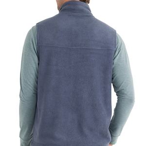 Ventes en gros de vestes sans manches de haute qualité, vêtements de sport, vestes à fermeture éclair intégrale, col montant, polaire, pour hommes - Product Image 2